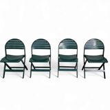 4 x Niels Gammelgaard / Ikea vintage / folding chair / 1993