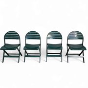 4 x Niels Gammelgaard / Ikea vintage / folding chair / 1993