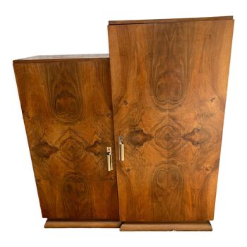 Asymmetrical art deco wardrobe 30's