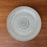 Set of 5 vintage Finnish glass plates from the Kastehelmi series by Oiva Toikka for Iittala.