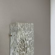 cubic Hollywood Regency Ice Glass Wall Light Made by Kalmar Lights, 1960s