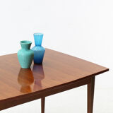Extendible '60s teak dining table