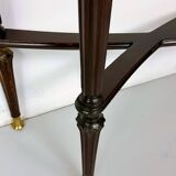 Ebonized Beech Console Table, Vintage 1960s Italian Design, Excellent