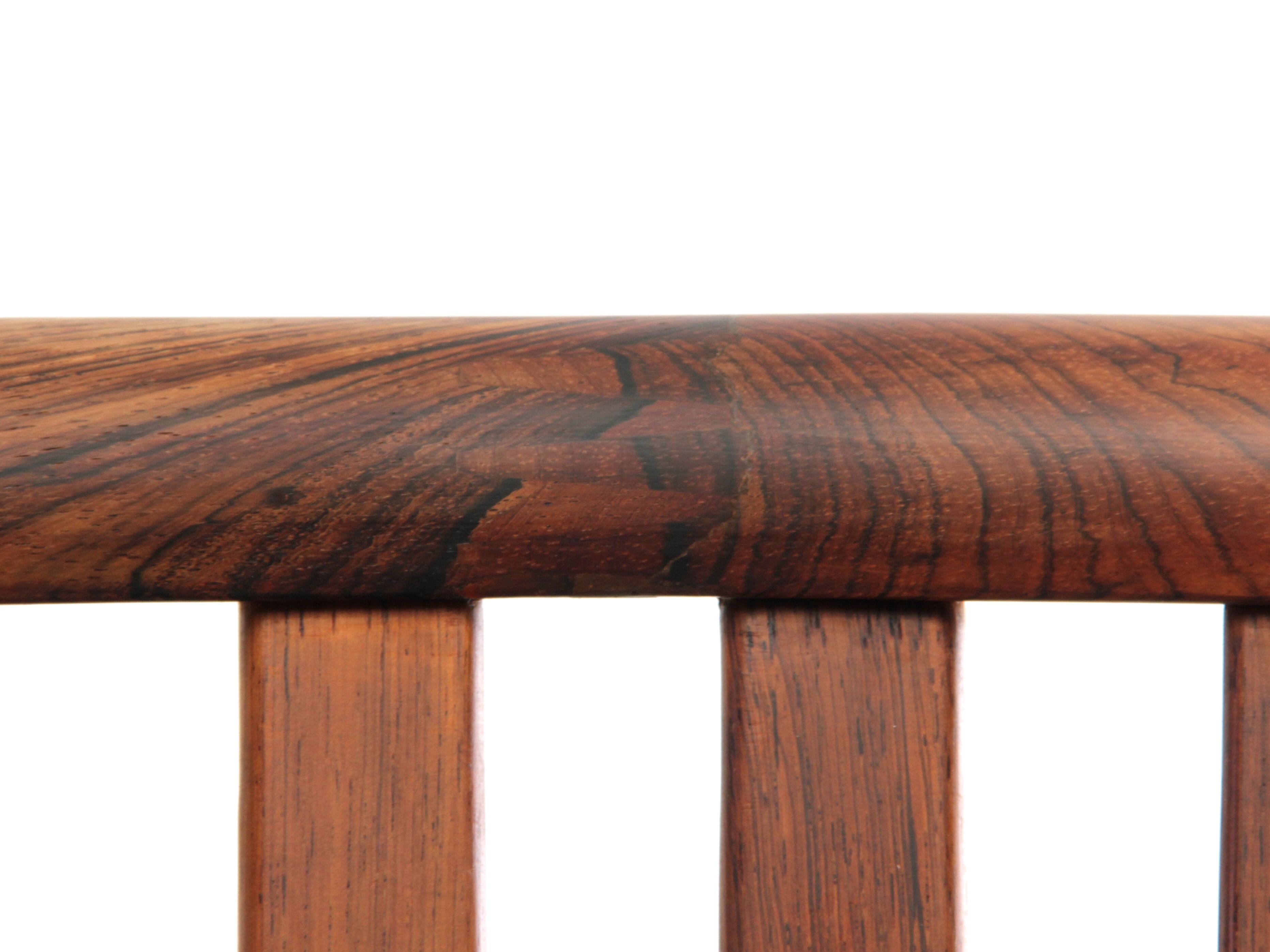 Scandinavian office chair in Rio rosewood