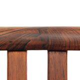 Scandinavian office chair in Rio rosewood