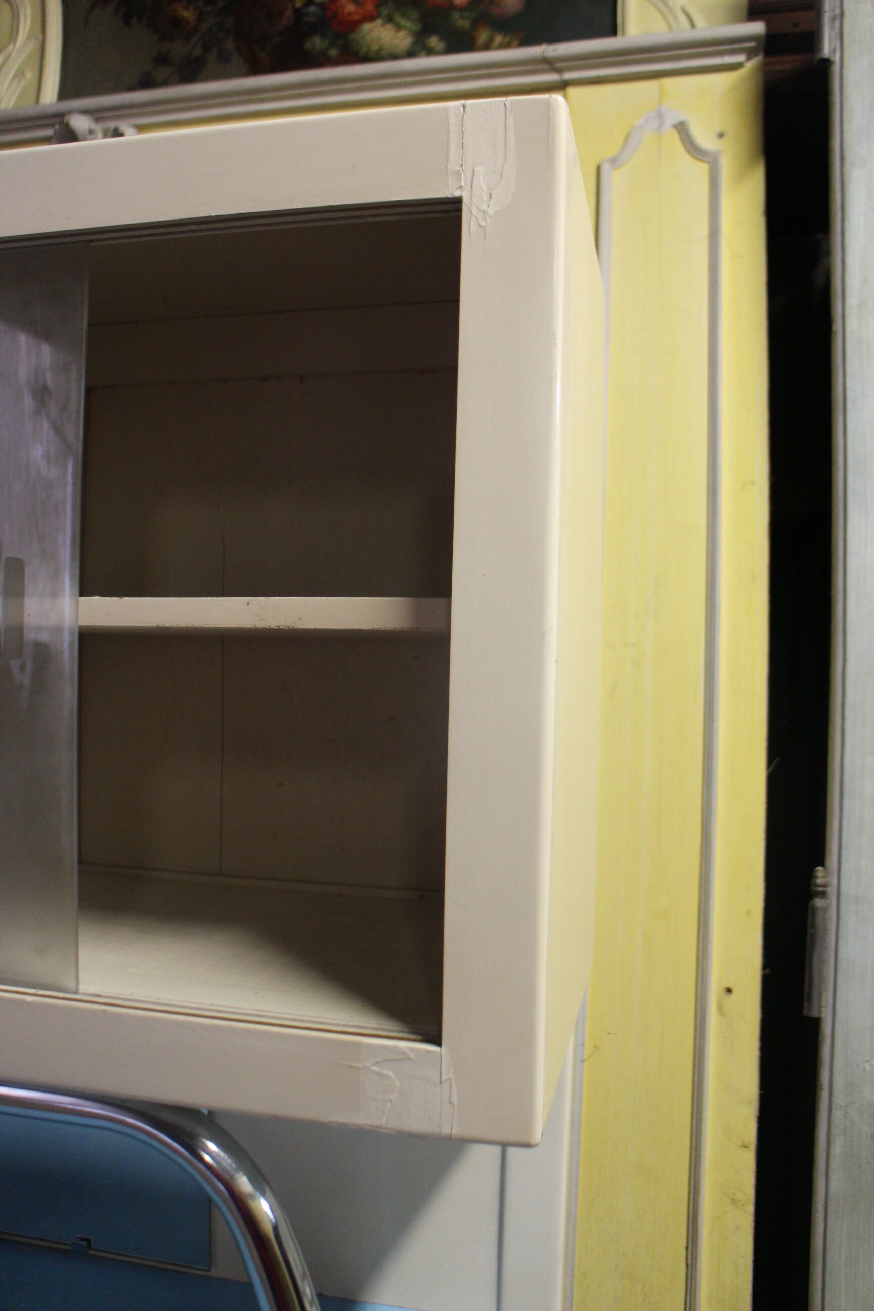 Vintage blue formica buffet