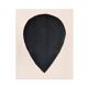 Black Drop painting on paper signed Eawy
