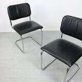 Leather Cesca Chair by Marcel Breuer, set of 2