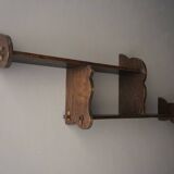 Étagère hollandaise en bois massif en forme de nuage, années 1930