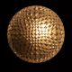Lampe de plafond vintage en verre géométrique
