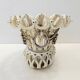 Creamy White Ceramic Fruit Bowl or Centerpiece by Charles de Boissimon