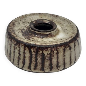 Brutalist style ceramic stoneware vase