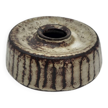 Brutalist style ceramic stoneware vase