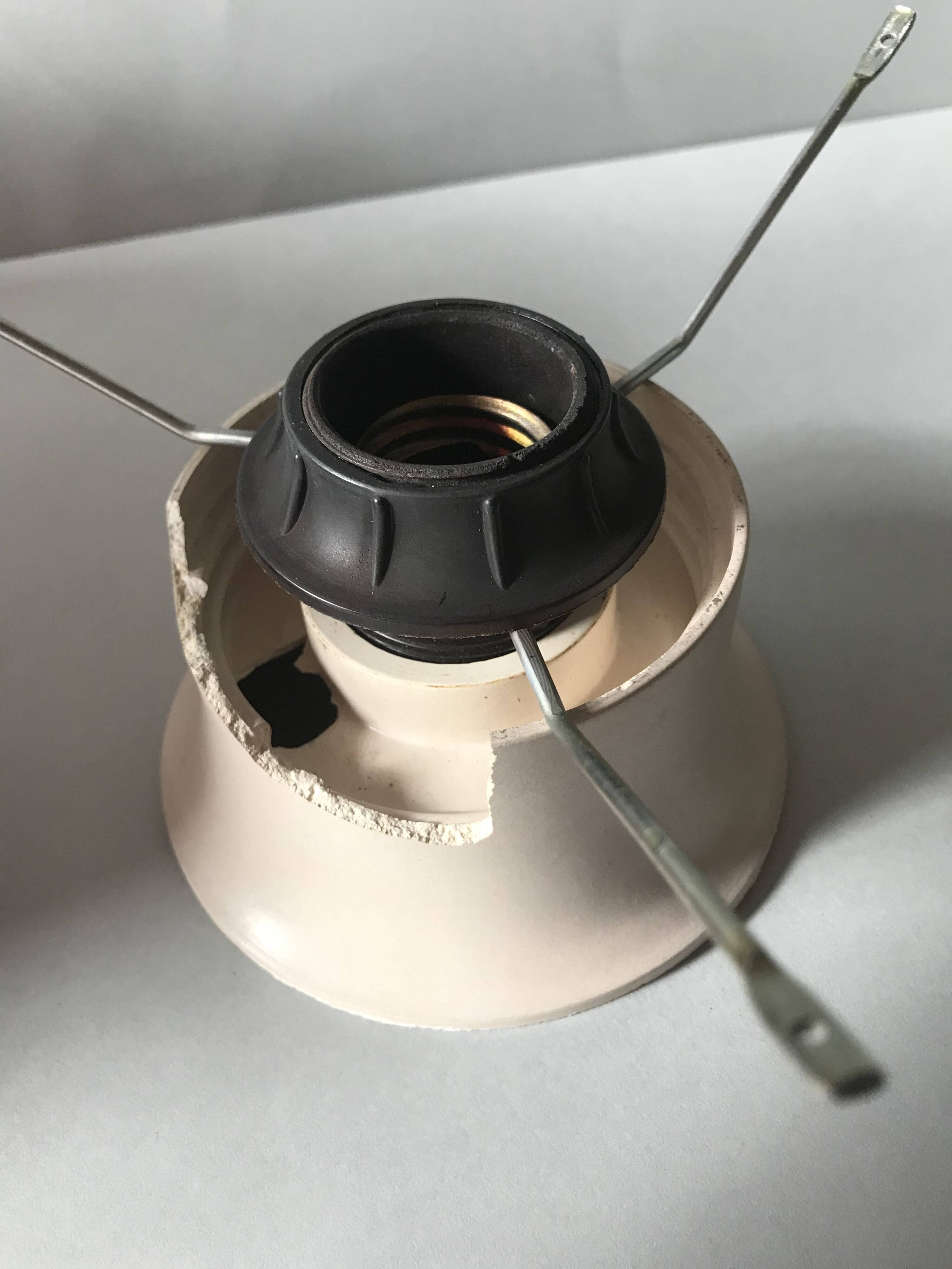 Scandinavian wooden pendant light, vintage circa 1960