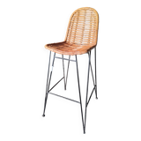 Rattan bar stool