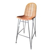 Rattan bar stool