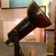 Black lacquered metal spotlight