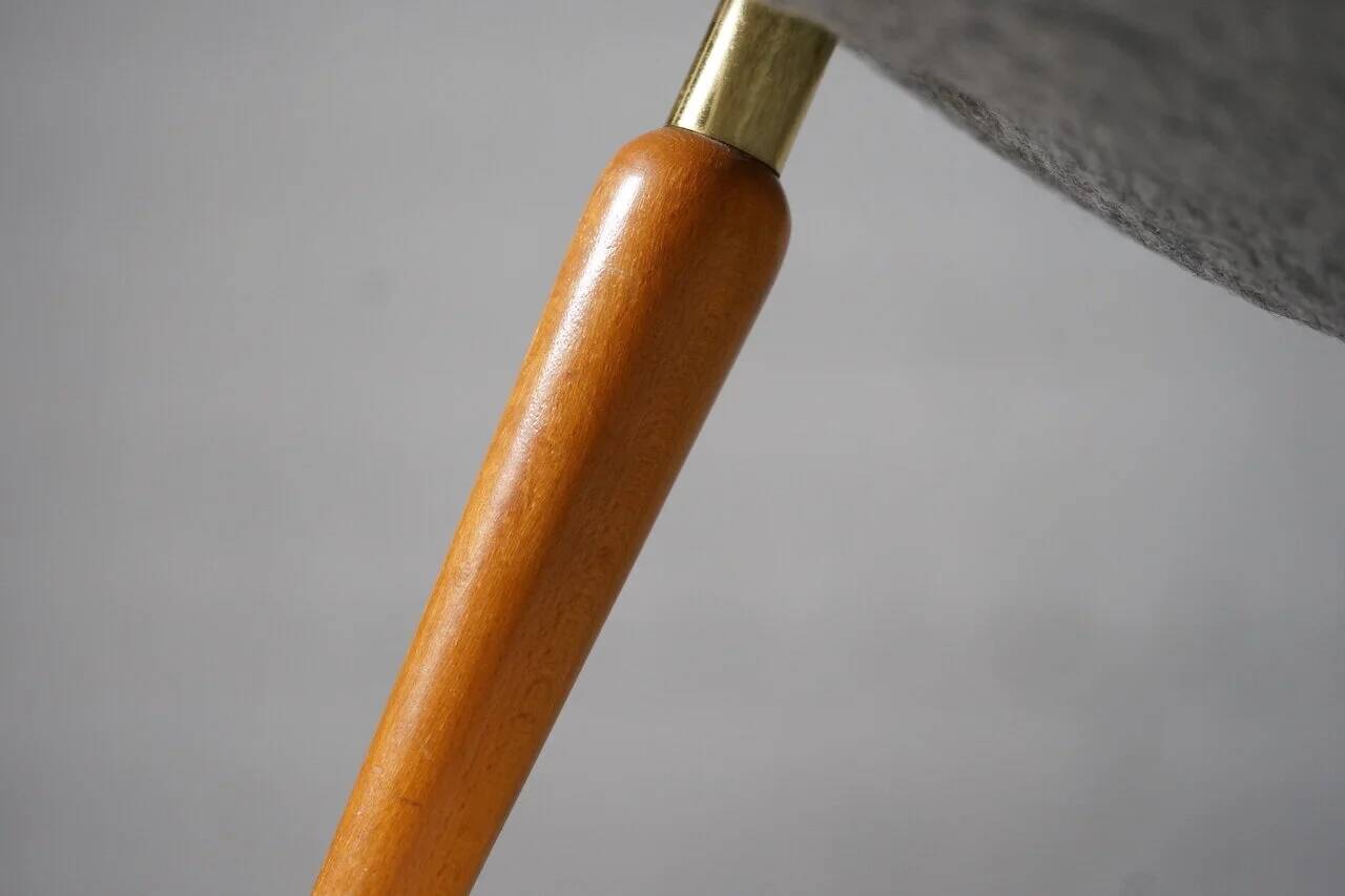 Lounge chair in boucle by Fritz Neth for Correcta