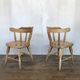 Set table and chairs pine 1950/1960