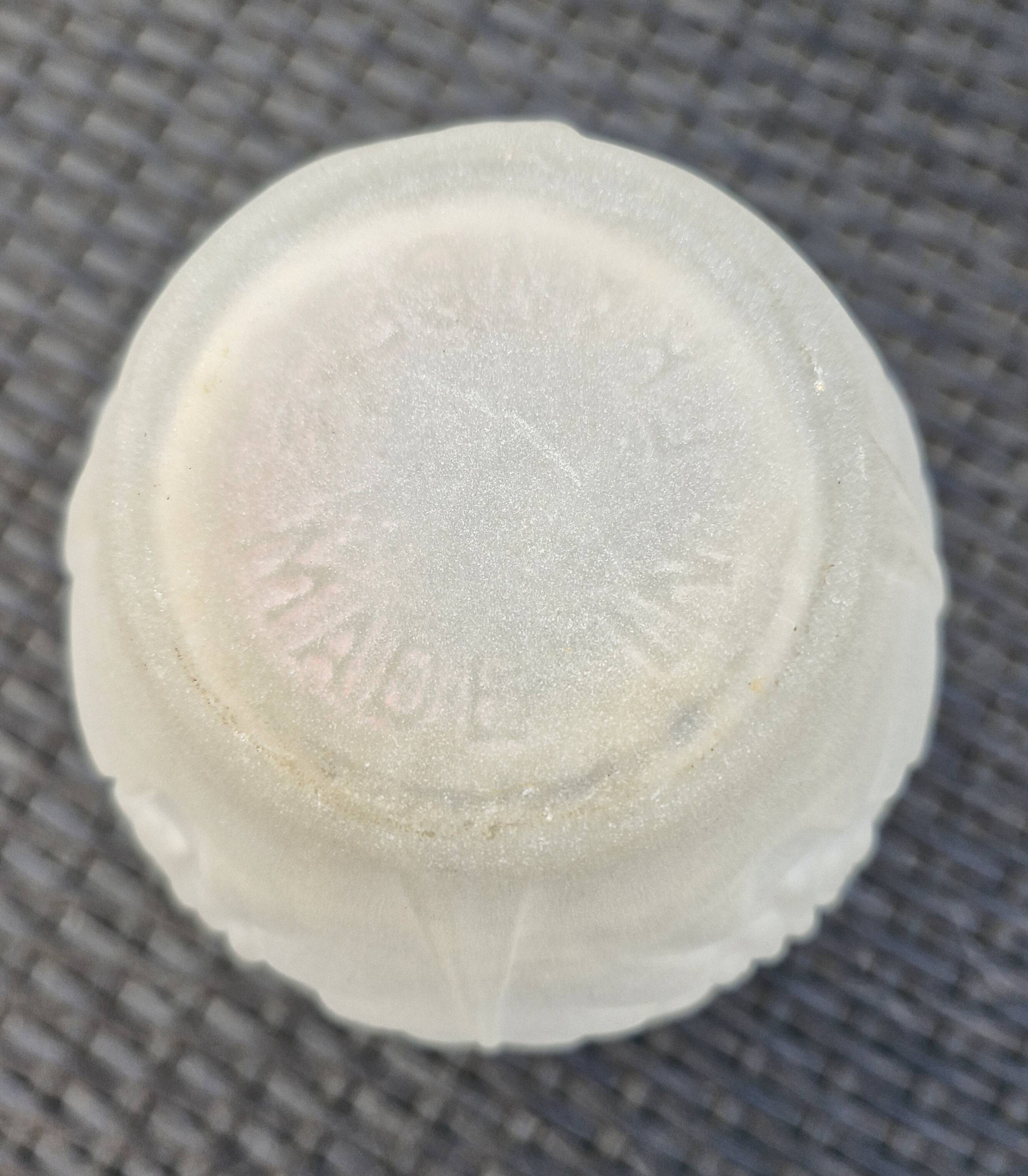 Art deco glass paste vase