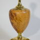 Lamp made of brass and peccari leather