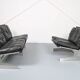 Fabricius & Kastholm Bo-Ex Set BO-562 leather sofa and BO-561 armchair 1960