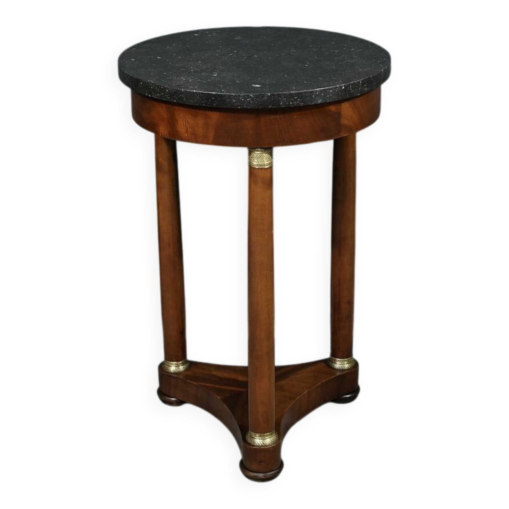 Tripod Pedestal Table in Mahogany, Empire Style – Early 20th Century