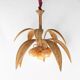 Coconut palm chandelier in rattan