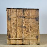 Beech wabi sabi cabinet, 1850s