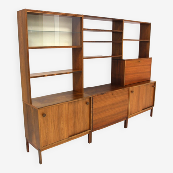 Bibliothèque scandinave triple "Domi Record", Troeds, Bjärnum, Suède, 1960