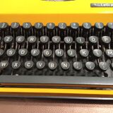 Adler Tippa Yellow Typewriter - Querty Keyboard - Works