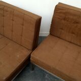 Pair armchairs by Florence Knoll 1960s