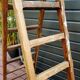 Old wooden painter's step ladder.