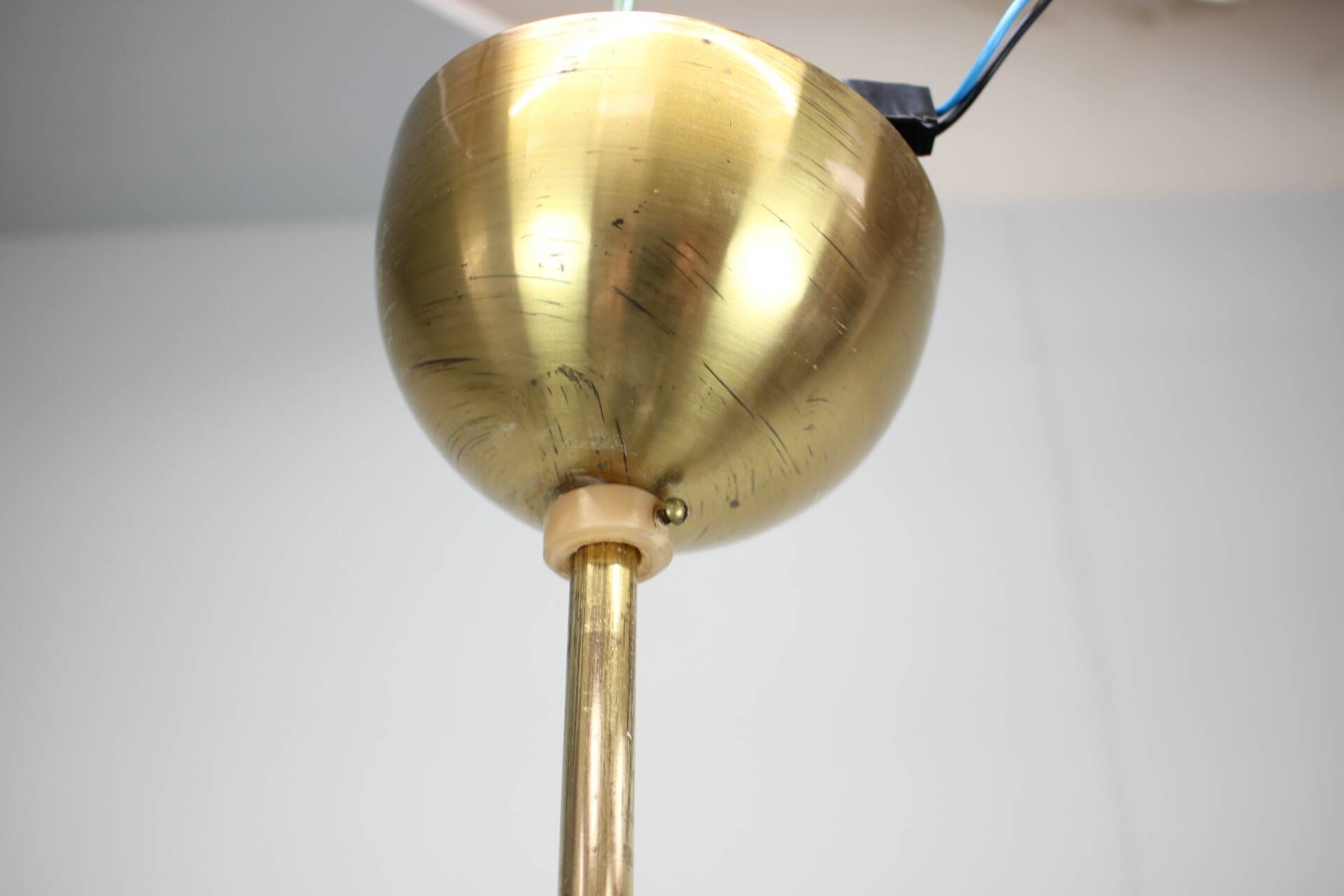 Bauhaus UFO pendant lamp by Josef Hurka for Napako, 1930s