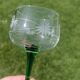 Antique engraved glasses from Alsace