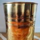 Vintage 1970s brass umbrella stand