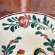 Hollow dish rooster Creil Montereau