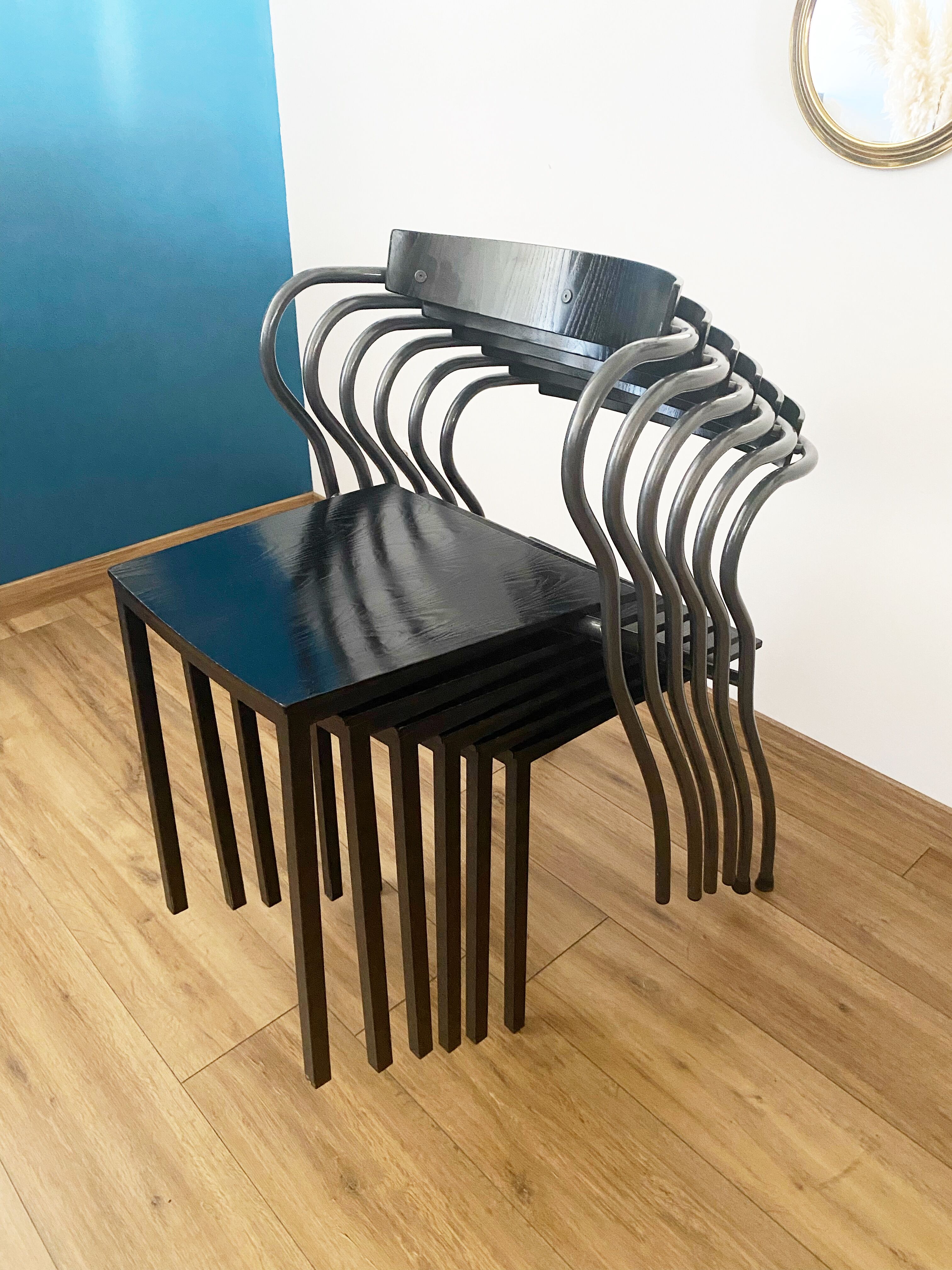 Set of 6 Rio chairs by Pascal Mourgue