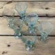 Set of 6 blown glass stemmed glasses - BIOT