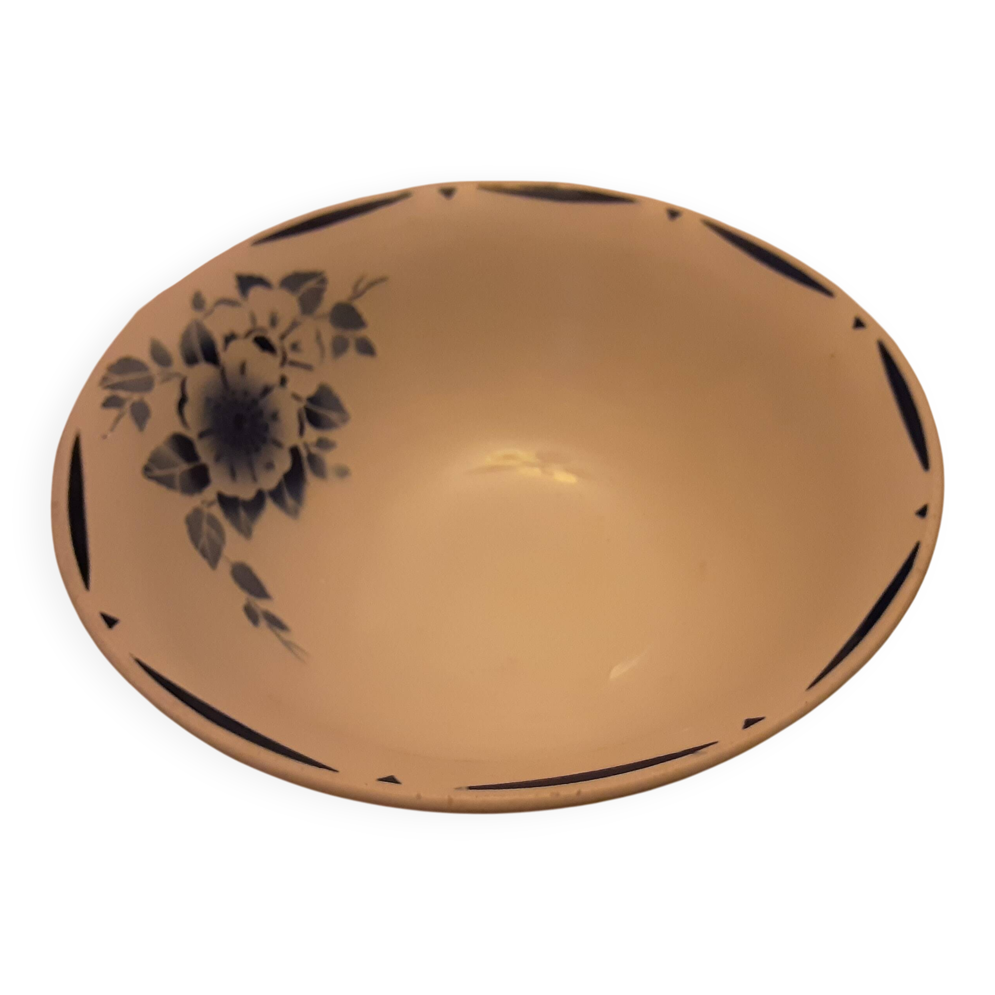 Saint amand faience salad bowl 1950s