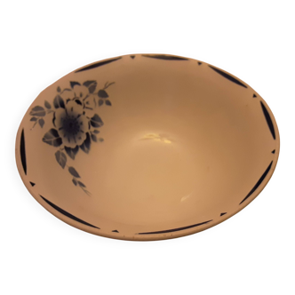 Saint amand faience salad bowl 1950s