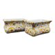 Pair of planters, Martinetti Paris, artisanal porcelain