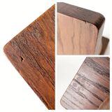 Paire de serre-livres boules en chêne ancien, Midcentury Art Deco