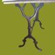 Antique bistro table (original cast iron and wood)