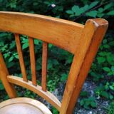 Series of four Luterma bistro chairs