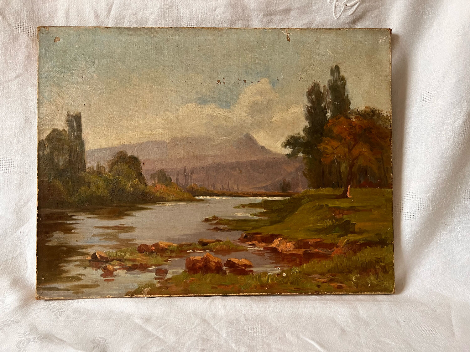 Landscape, oil on canvas