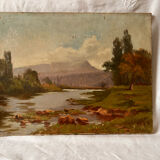 Landscape, oil on canvas