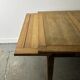 1930s solid oak extending draw-leaf dining table | Arts & Crafts style