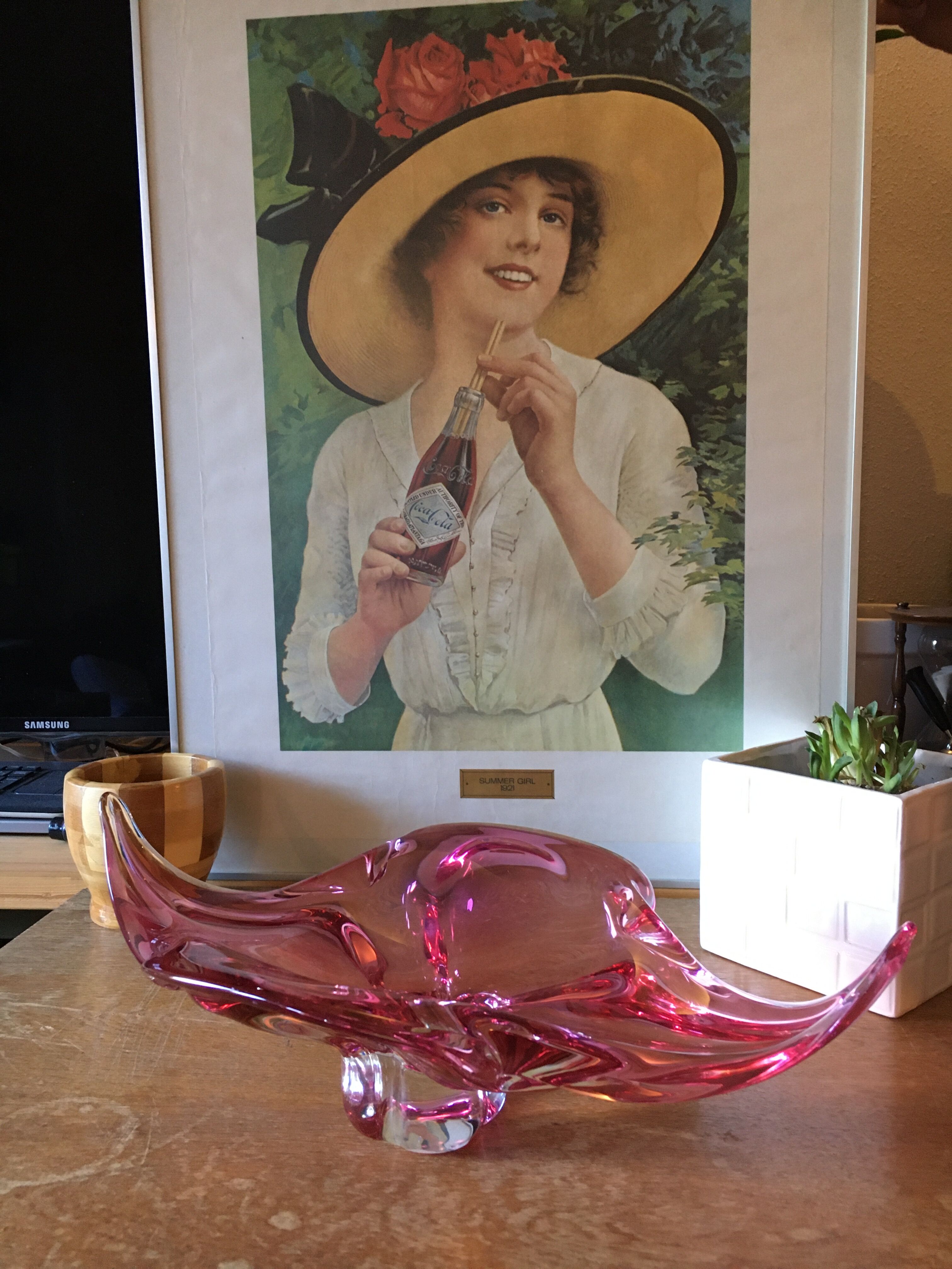 Large Vide Murano Glass Pocket
