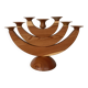 Large Swedish folding candle holder solid wood